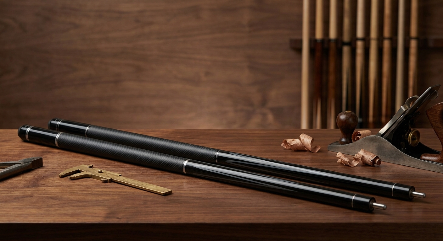 RHINO Must vs Eclipse II Noir: Which Carbon Fiber Pool Cue is Best?