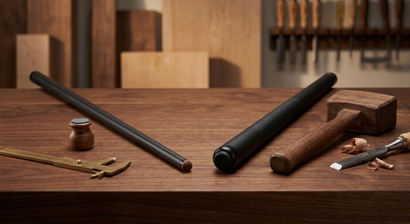 Billmart Carbon Fiber 19oz vs. 25oz Heavy Hitter: Cue Comparison