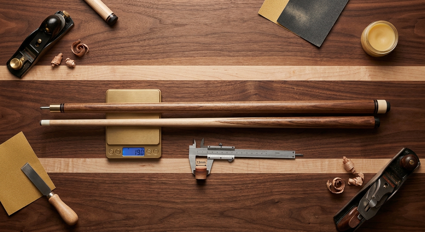 Alrnos 58-Inch Hardwood Billiard Cue Sticks: Performance Comparison