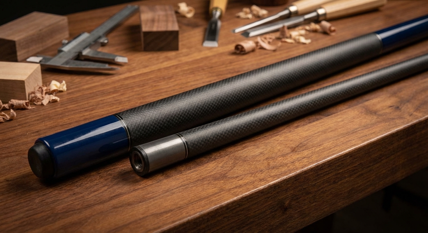 Cuefessnuance Carbon Fiber Pool Cues: 12.5mm vs 11.8mm Comparison
