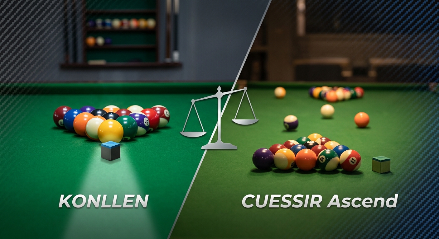 KONLLEN vs. CUESSIR Ascend: Best Carbon Fiber Pool Cue Comparison