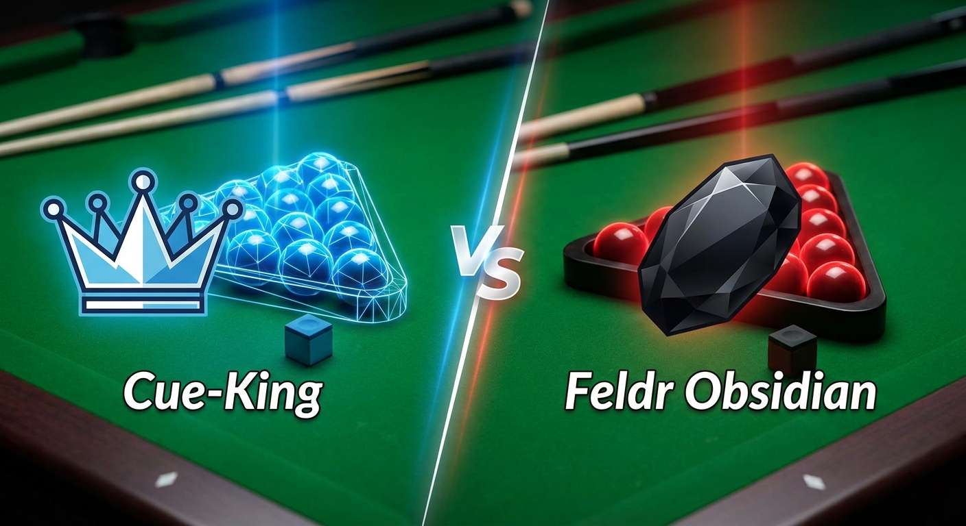 Cue-King vs. Feldr Obsidian: Best Budget Carbon Fiber Pool Cues