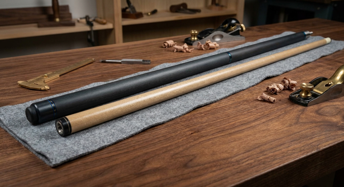 Oztwel Glass Fiber 58" vs Blue: Ultimate Budget Cue Comparison