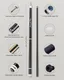 CRICAL Carbon Fiber Pool Cue 58" Pro Taper Shaft - Image 4