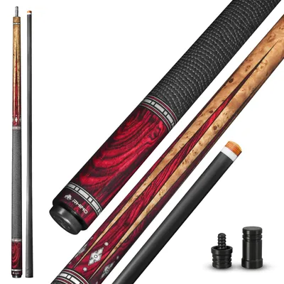 RHINO Eclipse II Carbon Fiber Pool Cue 12.5mm Ember
