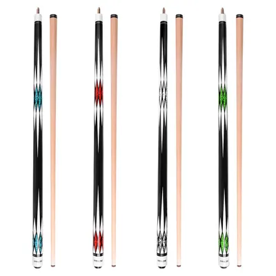 Pathline Pool Cue Stick Set - 58" Maple, 19oz (4-Pack BGRW)