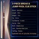 SYNCSHOT 2-in-1 Break Jump Pool Cue 21oz Claret - Image 6