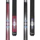 Kmise Pool Cue Stick Set 2-Pack (19oz Red, 20oz Black)