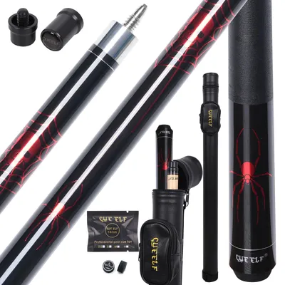 CUEELF Pool Cue Stick 20oz Spider-Red