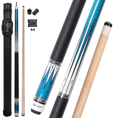 CUEELF 2-Piece Pool Cue Set 58" 20oz