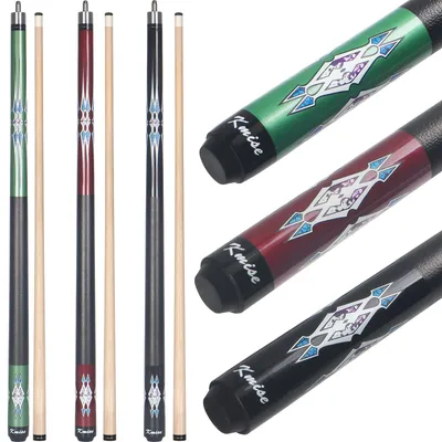 Kmise Pool Cue Stick Set - 3 Pack (18-20oz)