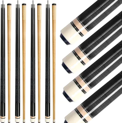 AKLOT Pool Cues 58" - 4 Set 21oz
