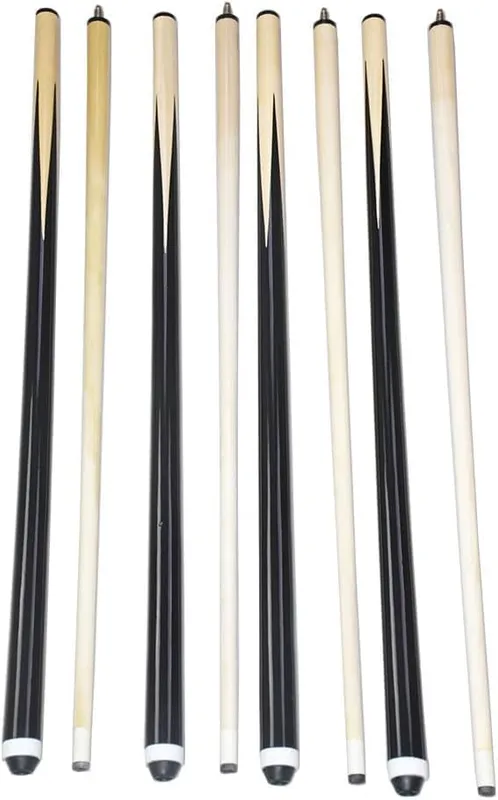 Alrnos Hardwood Billiard Cue Sticks 58 Inch - Set of 4