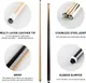 HNQQ 58" Pool Cue Stick Set of 2 - Image 4