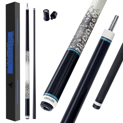 KONLLEN Carbon Fiber Pool Cue 12.5mm White