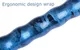 AB Earth 58" Pool Cue 18oz - Blue - Image 4