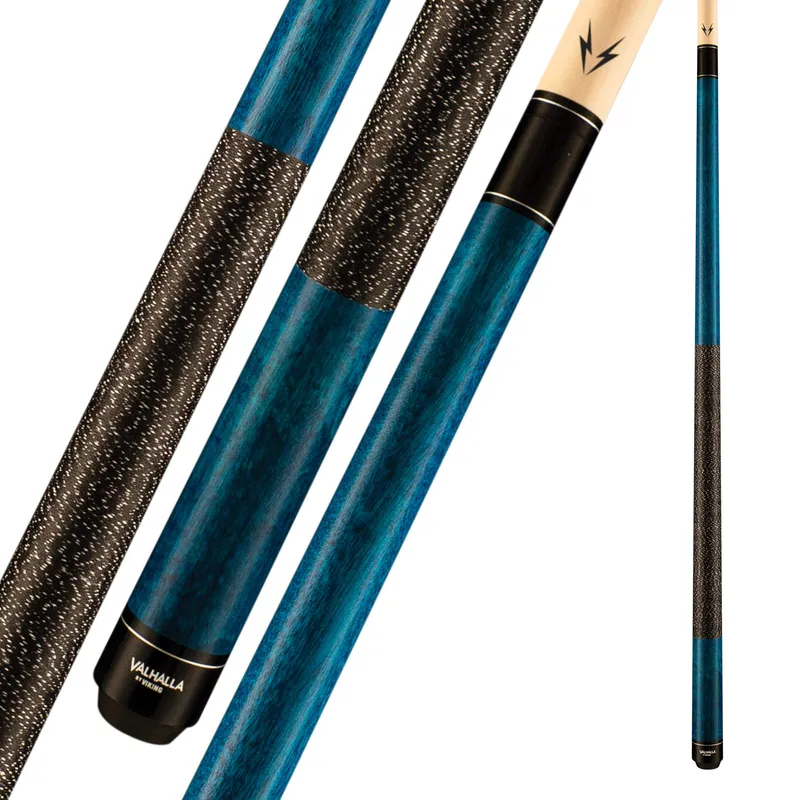 Viking Valhalla 100 Series 58" Pool Cue, Blue 19oz