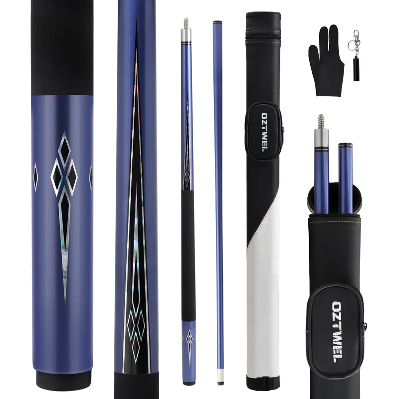 Oztwel Glass Fiber Pool Cue Stick 58" Blue