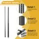 GAMESUN Carbon Fiber Pool Cue Stick 58" - Image 3