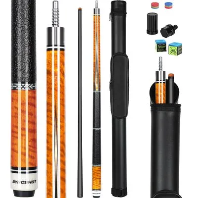 SYNCSHOT Carbon Fiber Pool Cue 58" Orange