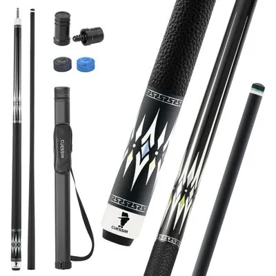 CUESSIR Carbon Fiber Pool Cue Stick 58" (19-20oz)