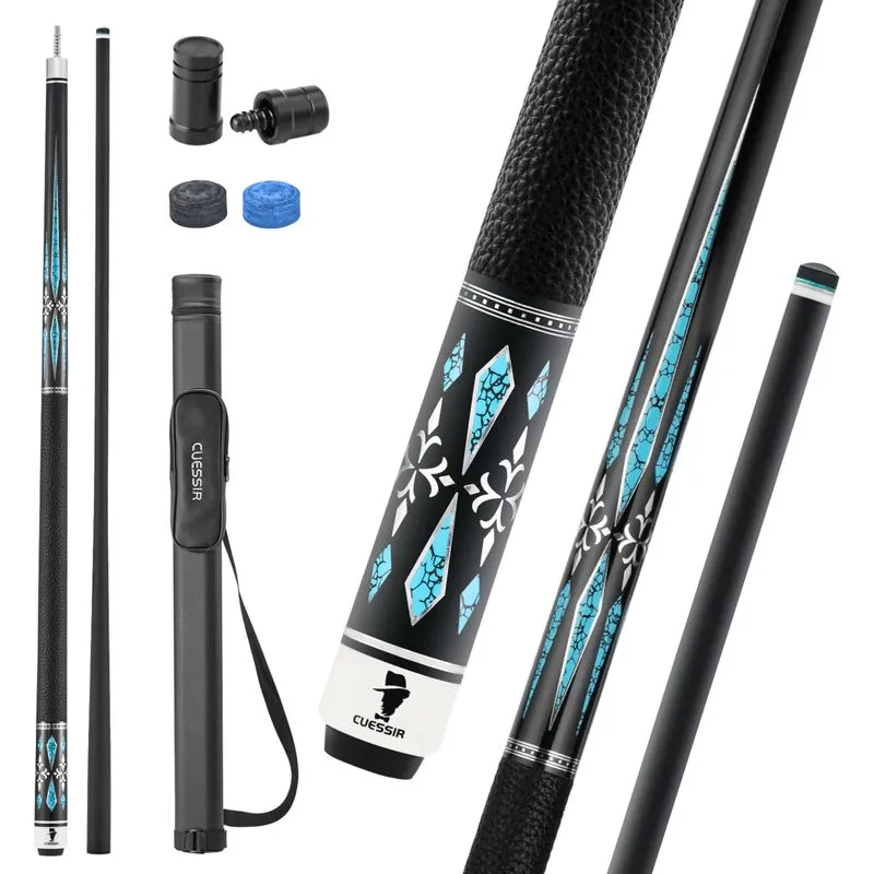 CUESSIR Carbon Fiber Pool Cue Stick 58" (19-20oz)