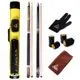 CUESOUL House Bar Pool Cue Sticks 2-Pack with Yellow Case