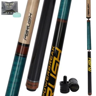 CUEELF Heavy Hitter Jump Break Pool Cue 21oz Blue