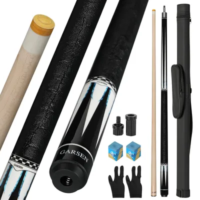 GARSEN Pool Cue Stick 58" - Leather White