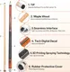 AKLOT Pool Cue Stick 19oz - Orange with Wrapped Grip - Image 2