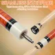 AKLOT Pool Cue Stick 19oz - Orange with Wrapped Grip - Image 4