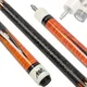 AKLOT Pool Cue Stick 19oz - Orange with Wrapped Grip