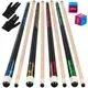 LOTKEY Pool Cue Sticks 4-Pack 58"