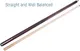 AB Earth 58" Red 20oz Pool Cue Stick - Image 3