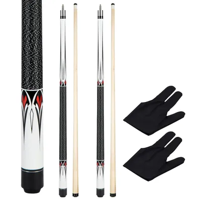 Teekerwan Pool Cue Stick Set of 2 (19 & 20 oz)
