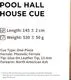 Empire USA 6-Pack Pool Cues 57" - Image 2