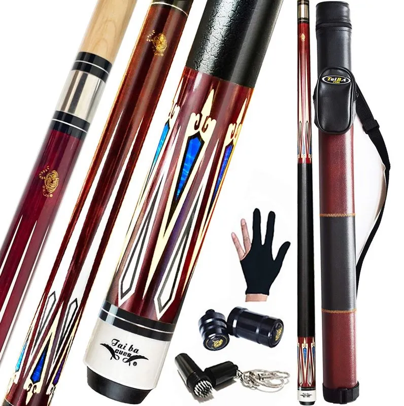 Tai ba cues 2-Piece Pool Cue 19oz - Red