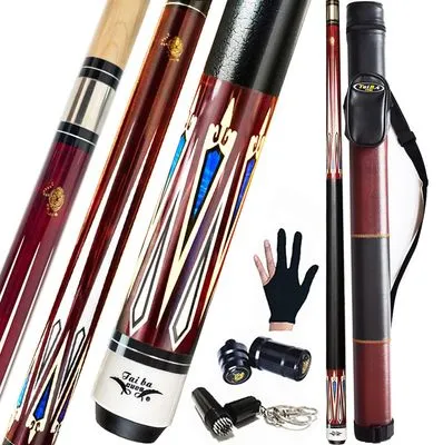 Tai ba cues 2-Piece Pool Cue 19oz - Red