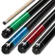 AKLOT Pool Cue Sticks 4-Pack, Translucent Wood Finish