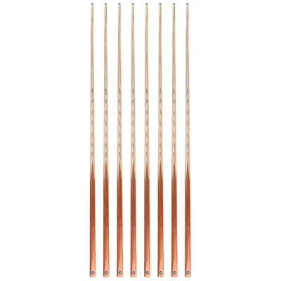 HMQQ 58" Wood Grain Pool Cue Set of 8